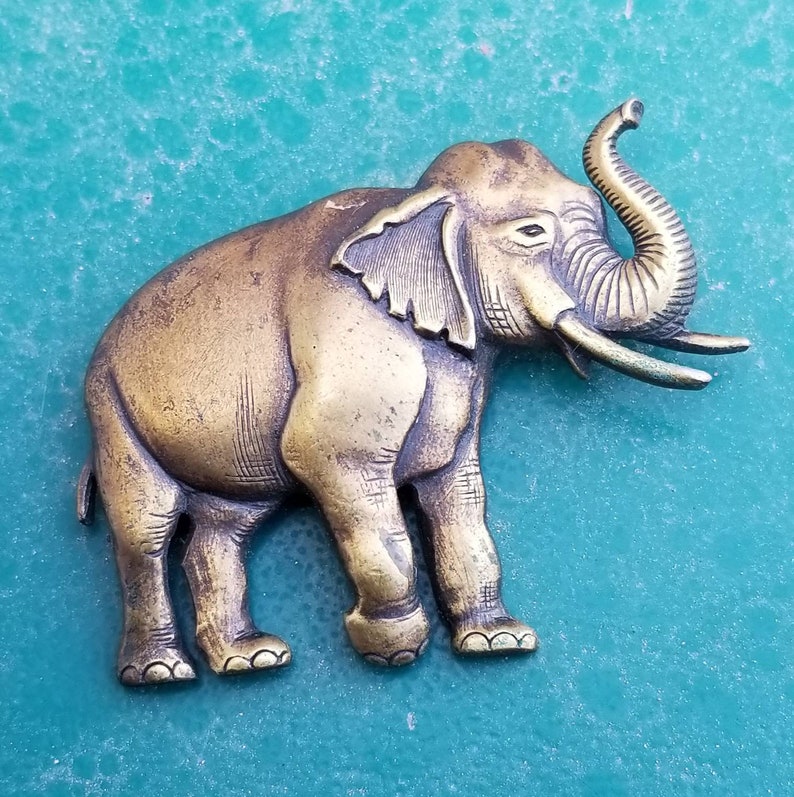 Vintage Elephant Brooch image 1