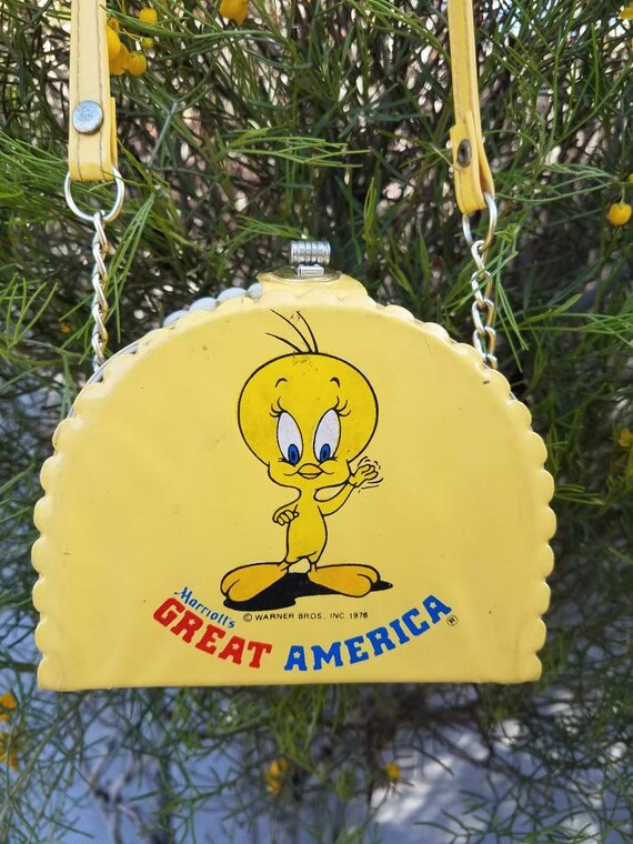 Rare Vintage Tweety Bird Little Purse - image 7