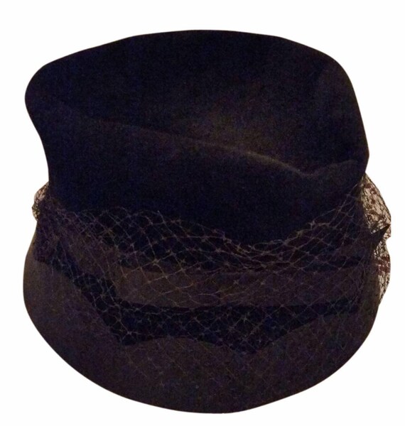 Vintage Peachbloom Velour Hat