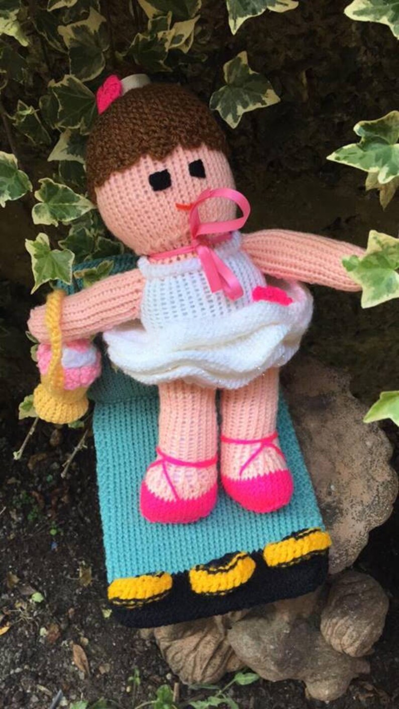 Knitted Ballerina Knitted Toys Jean Greenhowe Designs Jean Etsy Canada
