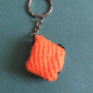 Knitted Liquorice Key rings, cake key rings, chick key ringsKnitted toys. image 3