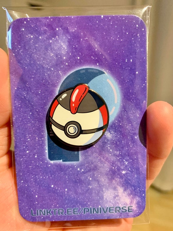 Timer Ball Enamel Pin Pocketpokes Kawaii Pins Cute Etsy