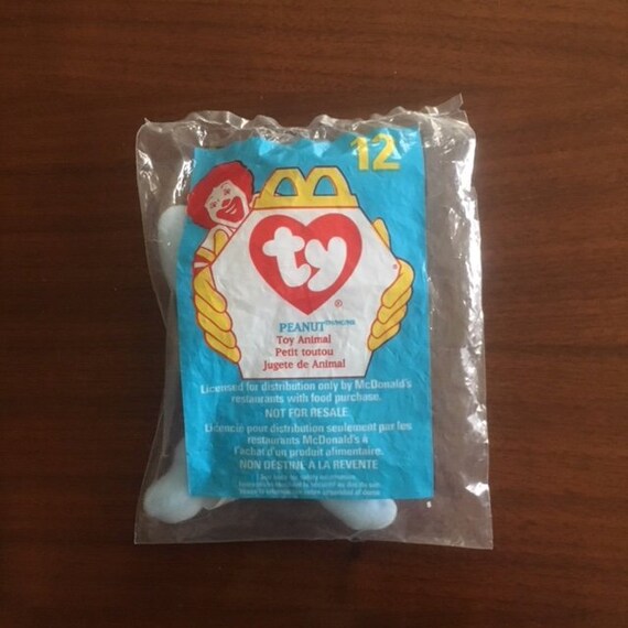 peanut mcdonalds beanie baby