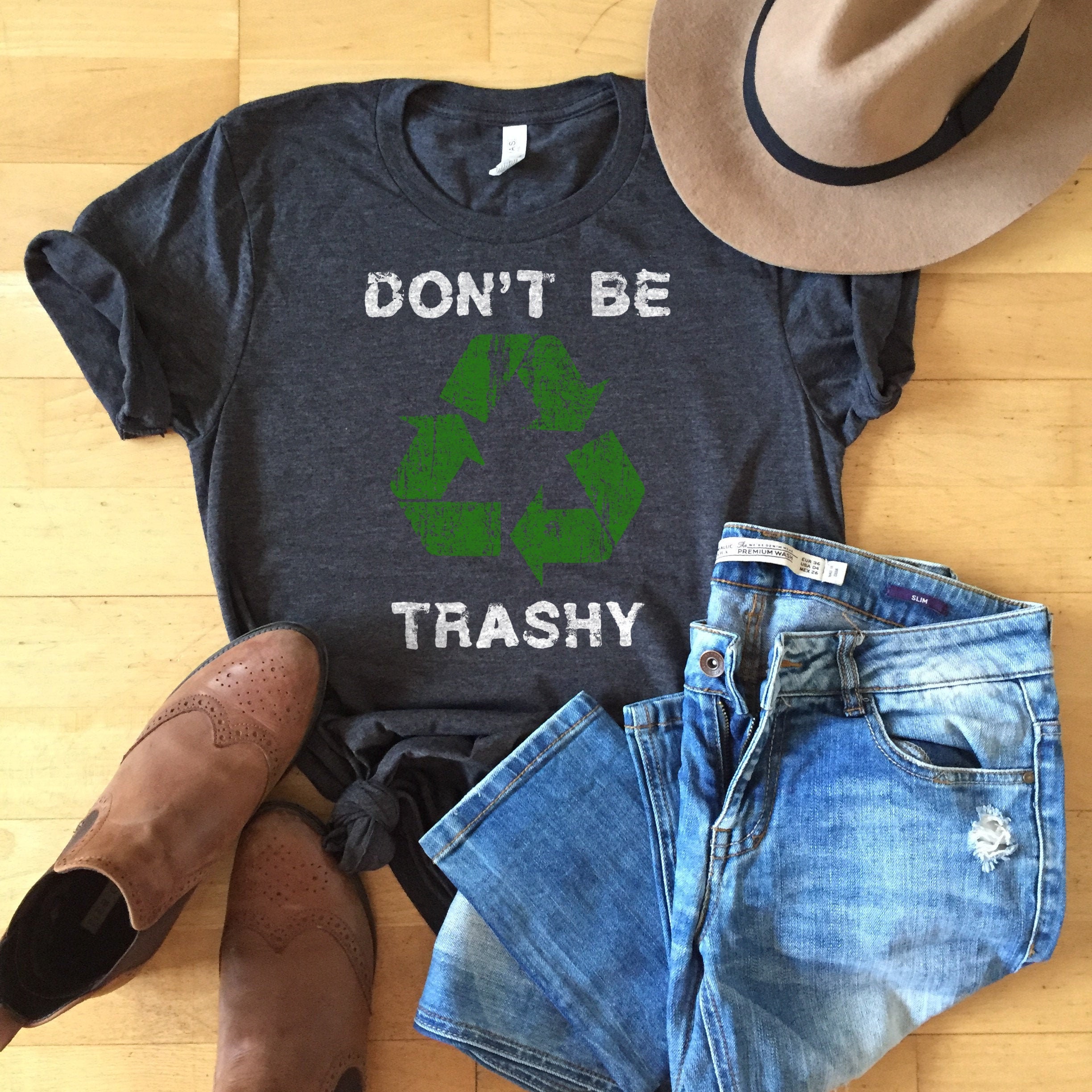 Mad Over Shirts Stop Making Resolutions and Just Start Something Unisex Premium Tank Top