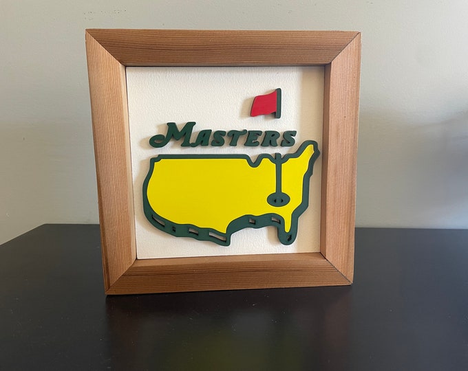 Small Masters Bar Sign, Masters, Bar Sign, Desk Art, Augusta Georgia ...