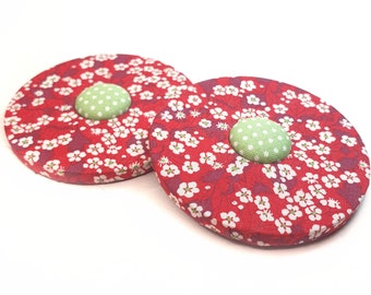 Two sewing weights 'Mini Cherry Blossoms'