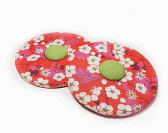 Two sewing weights 'Cherry Blossom Festival orange'