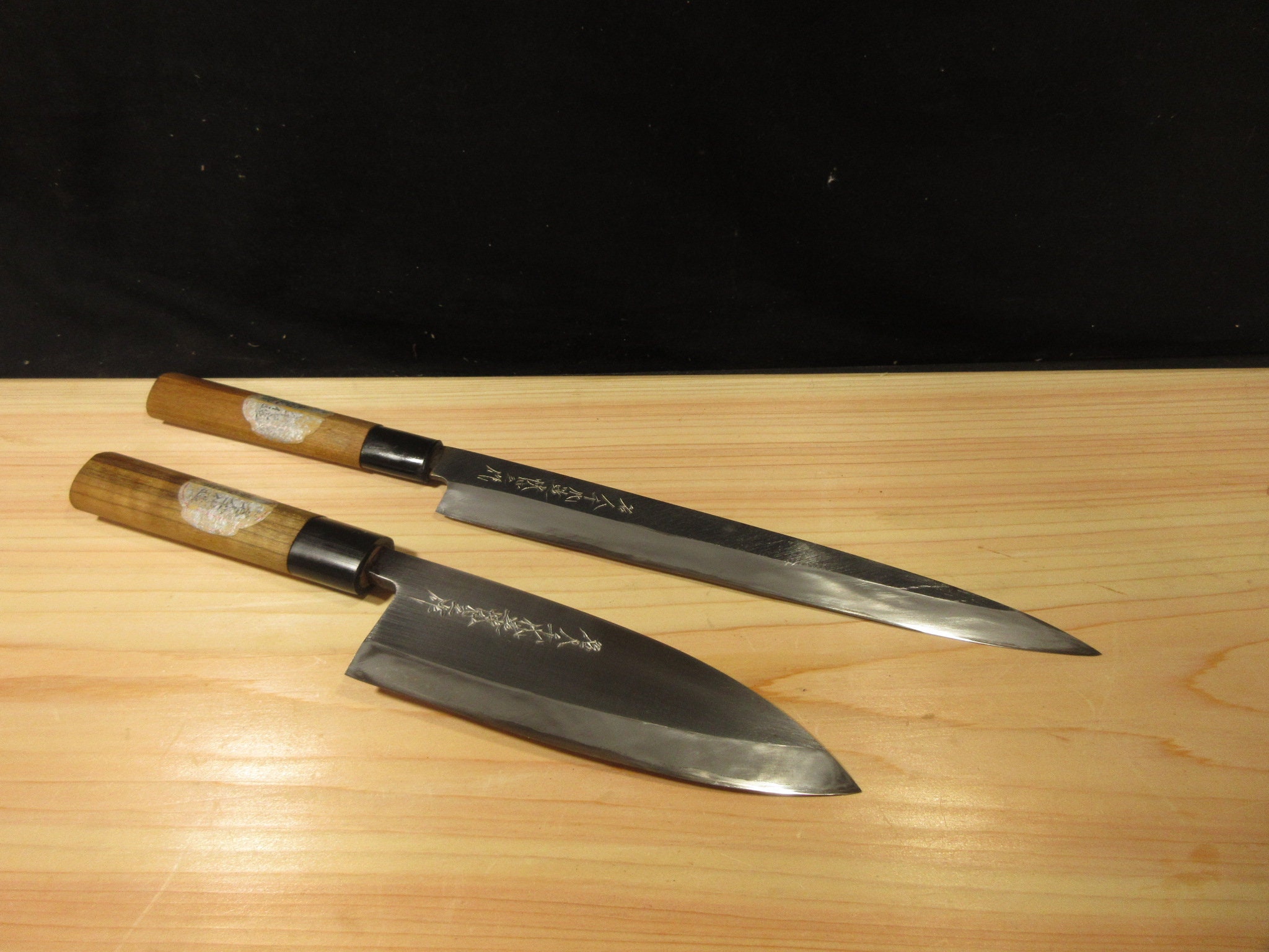 J.A. HENCKELS VTG Mirror Finish Kitchen Knife Set Made In Germany UNUSED  COND.