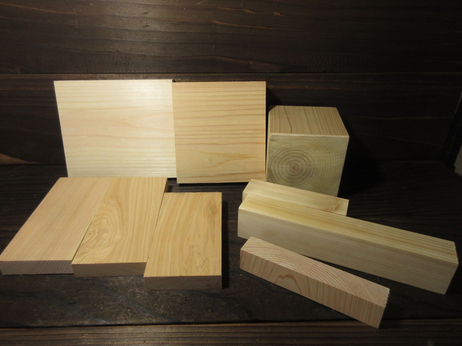 No.2 Hinoki Cypress Lumber Assortment / cube board etc. Etsy