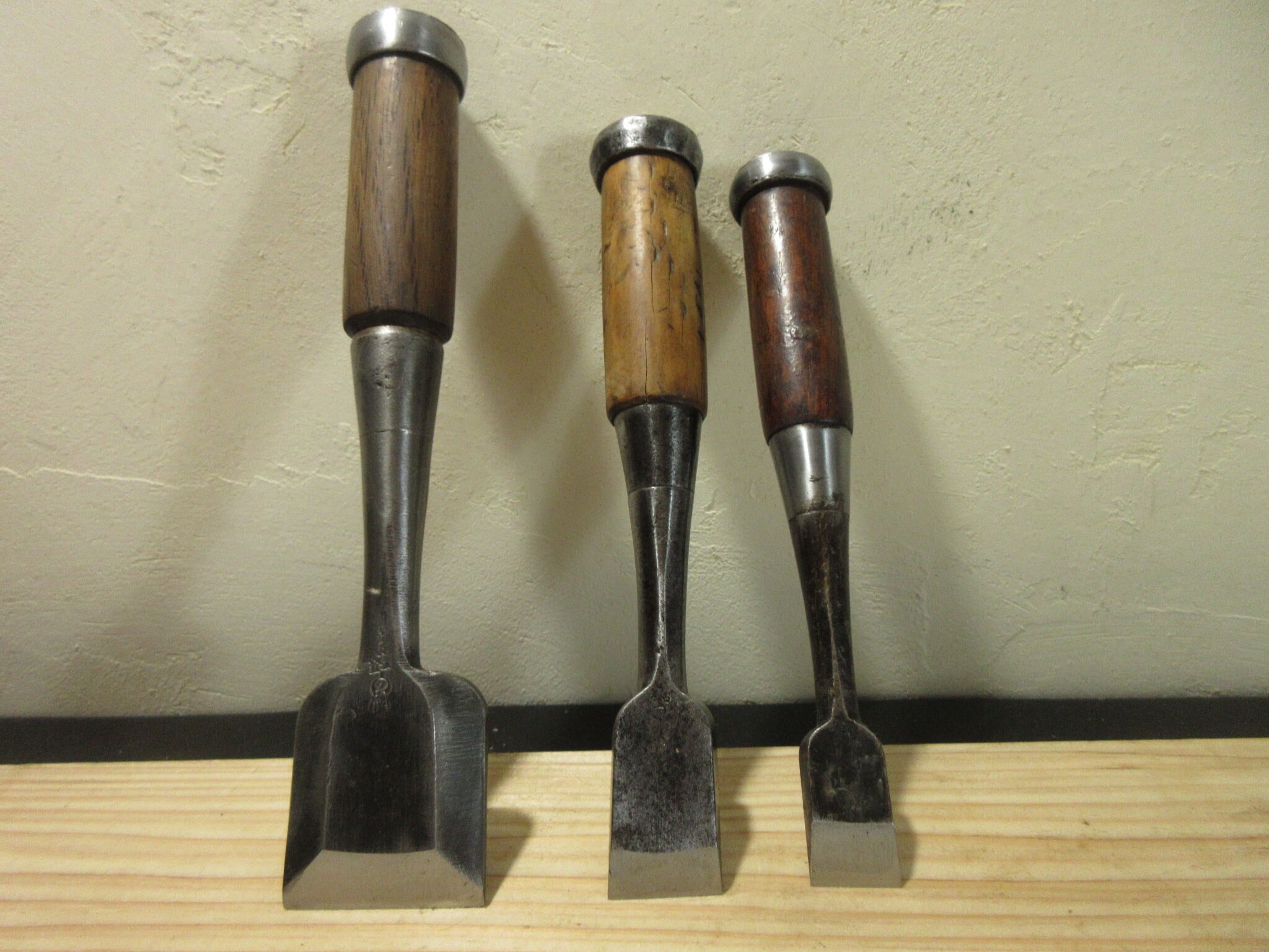 A6/ OLD/ Japanese Chisel Set 3 chisels /41 23 18mm / Etsy