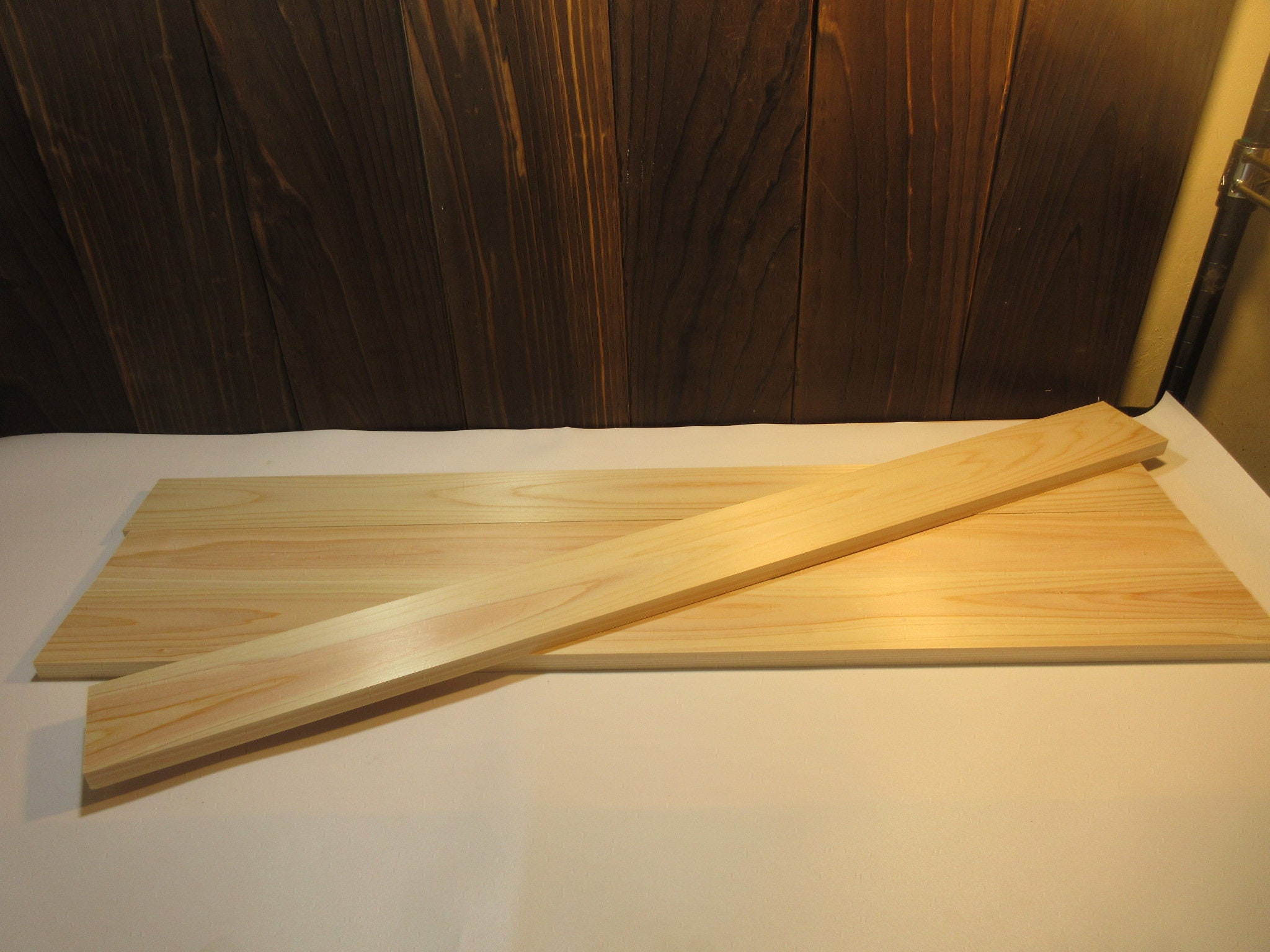 4 Boards / Hinoki Board/ Grade A / Japanese Cypress / 15