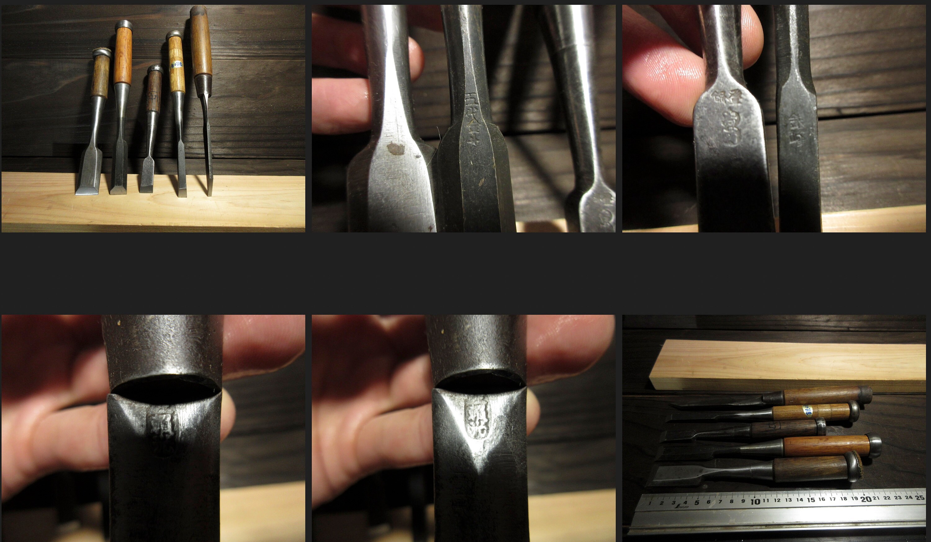 No.3 OLD Japanese Chisel Set chisels /24 18 15 93 mm Etsy