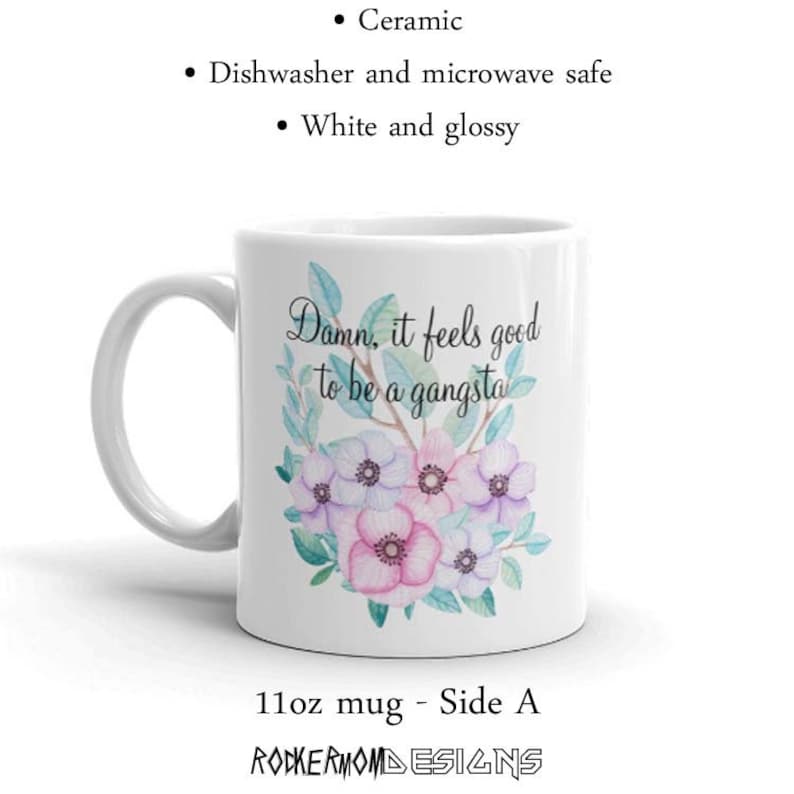 Vulgar Coffee Mug Funny Coffee Cup for Women Damn It Feels Etsy