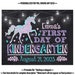 First Day of School Sign Unicorn PRINTABLE 1st First Day of - Etsy