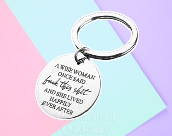 A Wise Woman - Keychain