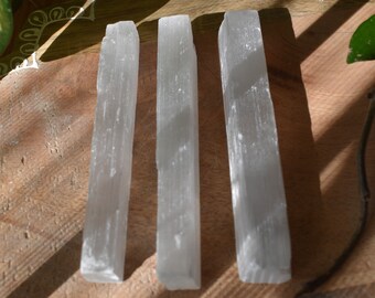 Selenite Stick, Selenite Wand, Reiki Wand