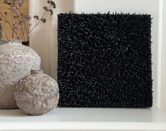 Spiky Paper Mâché Wall Art | Handmade Textured Sculpture | Modern Organic Decor
