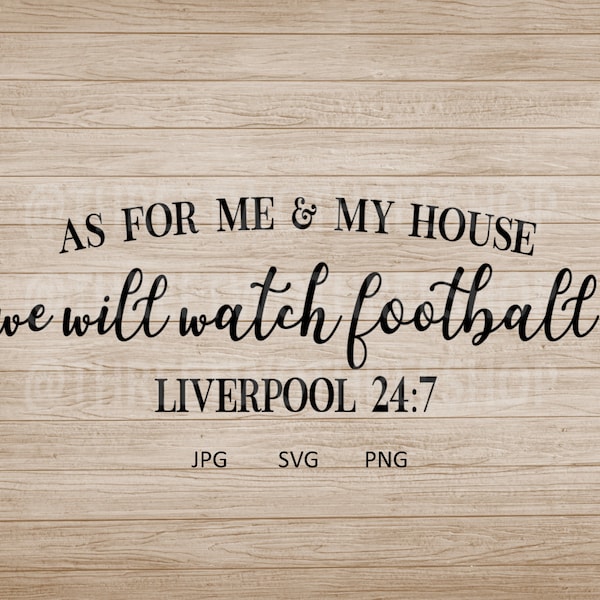 Was mich und mein Haus angeht, so werden wir Fußball 24: 7 sehen, Heimdekor, Männerhöhle, Fußball-DIY, Fußball-DIY