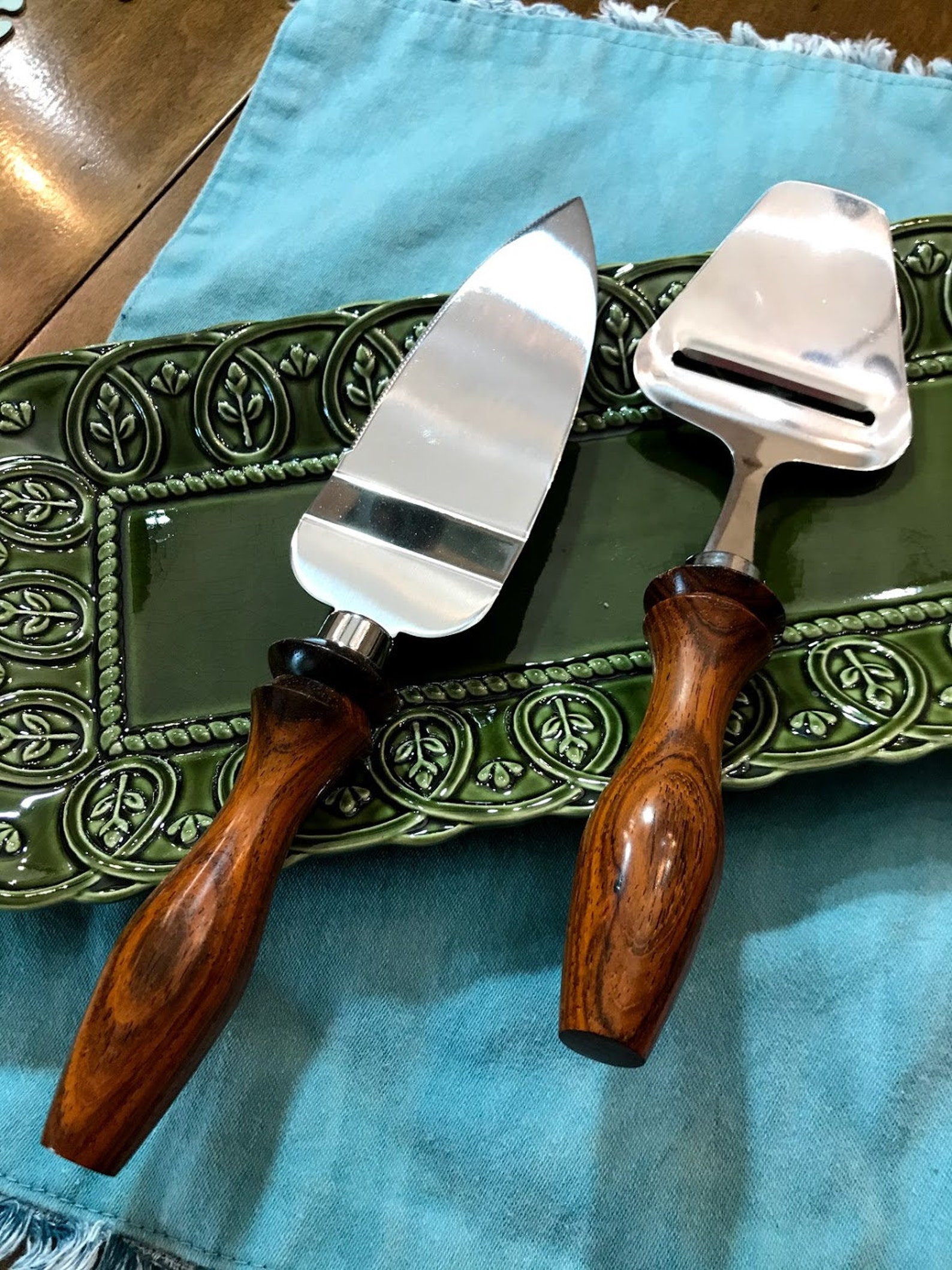 Cheese Plane & Cheese Knife Turned Wood Etsy