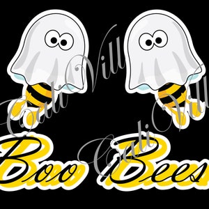 Boo Bees , Halloween, bee, bees, ghost bees png