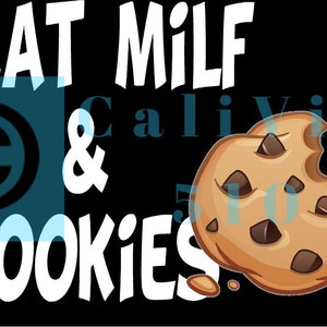 i eat milk and cookies digital print, png, digital print