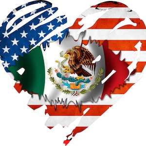 mexican american png  digital file digital print