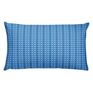Almohadas al aire libre de la silla del patio azul. Cojín de | Etsy