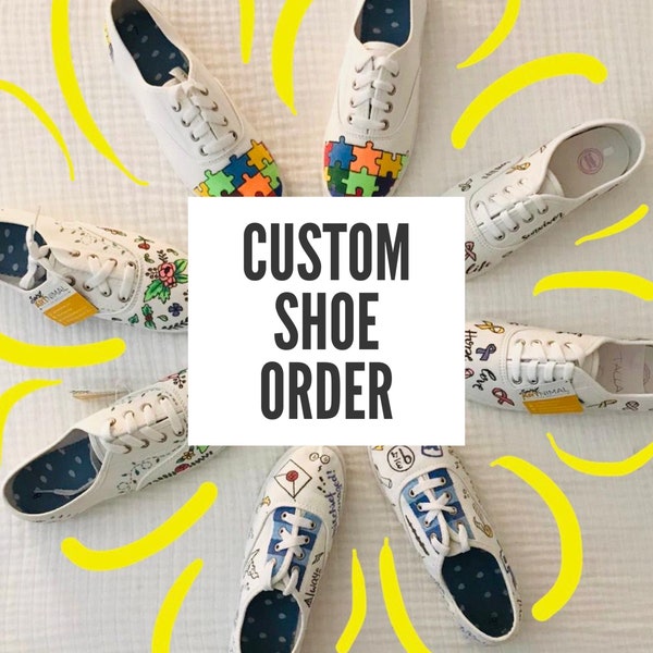 Custom Painted Shoes, made to order custom shoes