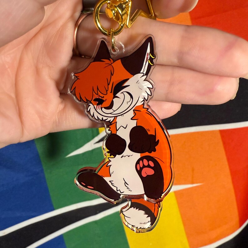 YCH Wagging Keychain VER 2 - Etsy