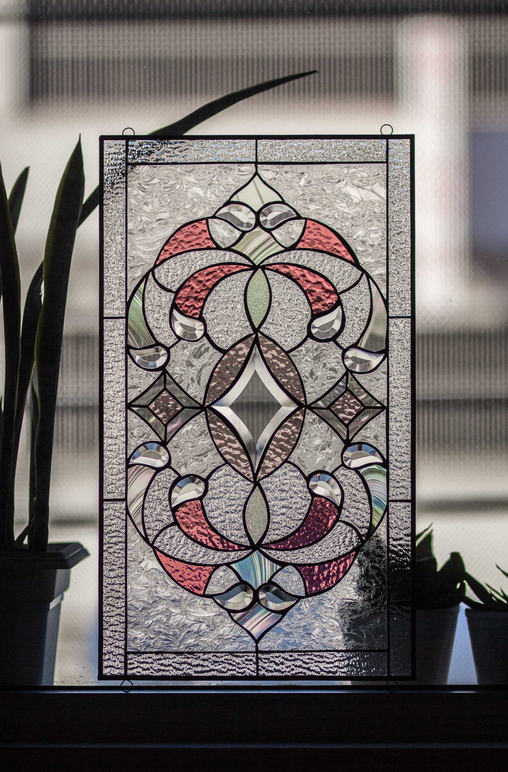 beveled glass window inserts