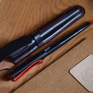 Lamy pen case. Lamy pen holder, Leather Lamy pen case, Leather pen holder, Leather pen pouch, Leather pen cover, Leather pen sleeve