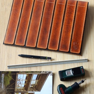 Leather document folder