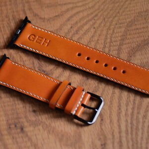 crafted watch strap, custom watch band, leather handmade apple watch bands, personalized apple watch straps