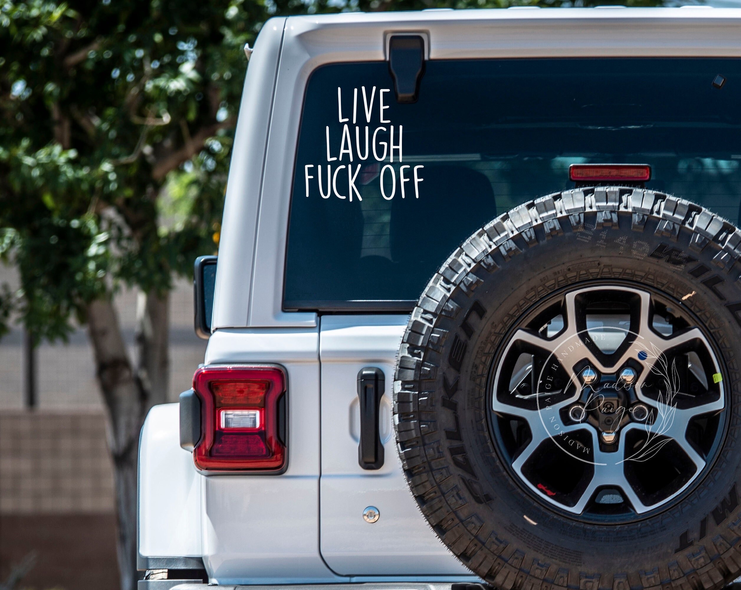 Truck Decal Tumbler Funny Vinyl Decal dcl Laptop Decal Adt Laptop Humor Live Laugh Fuck Off Skinny Font Vinyl Decal: Car Decal Truck Decal Tumbler Funny Vinyl Decal dcl Laptop Decal Adt Laptop Humor Live Laugh Fuck Off Skinny Font Vinyl Decal: Car Decal