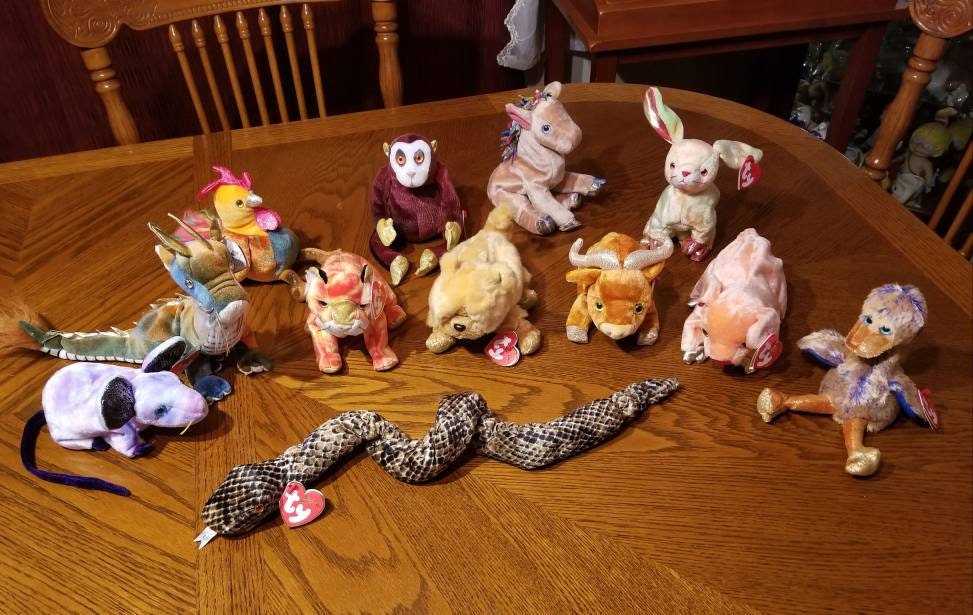 Original Ty Chinese ZODIAC Beanie Babies Full Set of 12 A | Etsy