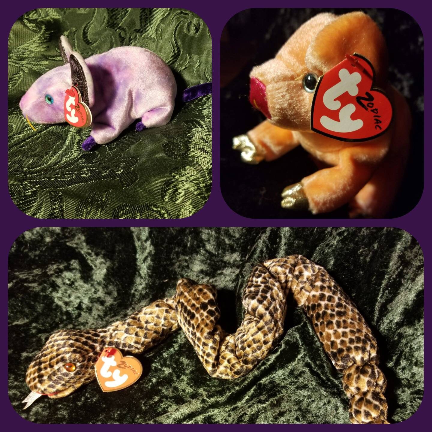 Original Ty Chinese ZODIAC Beanie Babies Full Set of 12 A Etsy