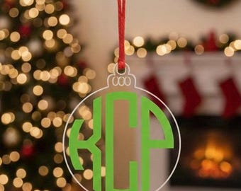 Monogram Christmas Ornament