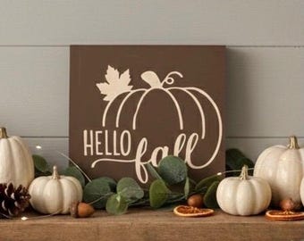 hello Fall Sign