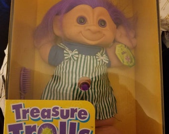 Collectable 1st Edition 1998 NIB Aliki Treasure Troll Doll