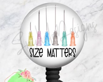Custom Button Badge Reel - Size Matters