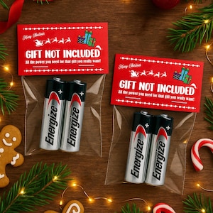 Gift Not Included - LOL Funny Christmas Gag Gift, Gift for any occasion, Gift for Him Boyfriend Husband Kid Son Holiday Christmas Gift Funny