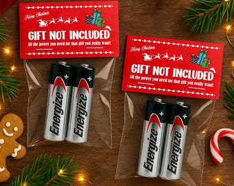 Gift Not Included - LOL Funny Christmas Gag Gift, Gift for any occasion, Gift for Him Boyfriend Husband Kid Son Holiday Christmas Gift Funny