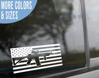 Small Gun Decal Sticker for Window Helmet Hardhat Will Work For Ammo Small Gun Decal Sticker for Window Helmet Hardhat Will Work For Ammo
