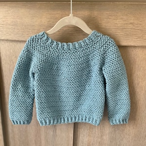 Baby Isla Sweater Crochet Pattern