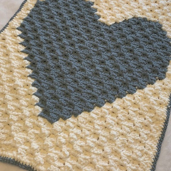 Crochet Pattern - Heart C2C