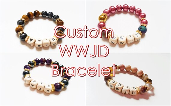 wwjd bracelet etsy