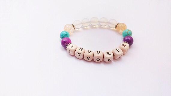 Dota 2 Invoker Bracelet For Mens Bracelets Womens Bracelet Moonstone Stone Jewelry Turqouise Sugilite Gift For Her Gift For Him