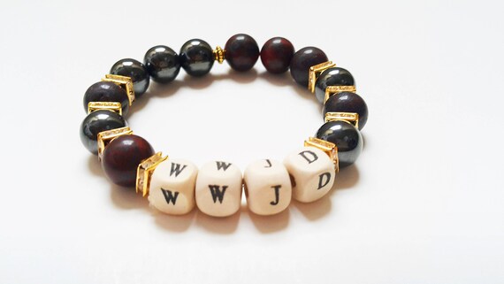 wwjd bracelet etsy