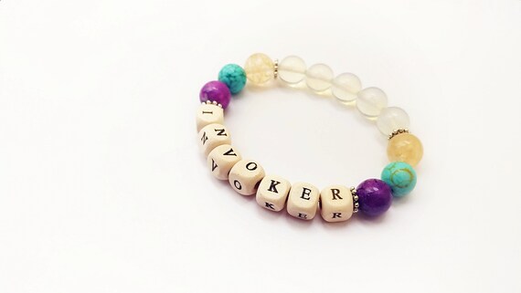 Dota 2 Invoker Bracelet For Mens Bracelets Womens Bracelet Moonstone Stone Jewelry Turqouise Sugilite Gift For Her Gift For Him