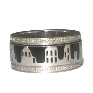 Vintage Spinner Ring Size 7 Minus Cave Dweller Ring Vintage Ring Size 7 Thumb Ring Size 7 Sterling Silver Ring Urban Dweller Apartment Scene